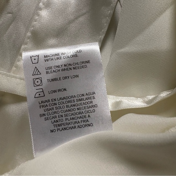 Pretty Robe Womens Elegant Cream Polyester Robe S/M - Picture 9 of 9